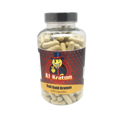 Bali Gold Kratom 220 count - k1 kratom